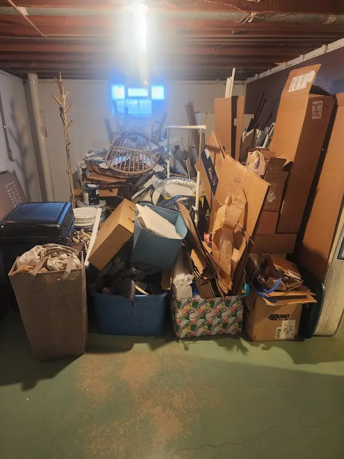 Roll-off dumpster container at job site for Yard Waste Dumpster Rental in Beaumont